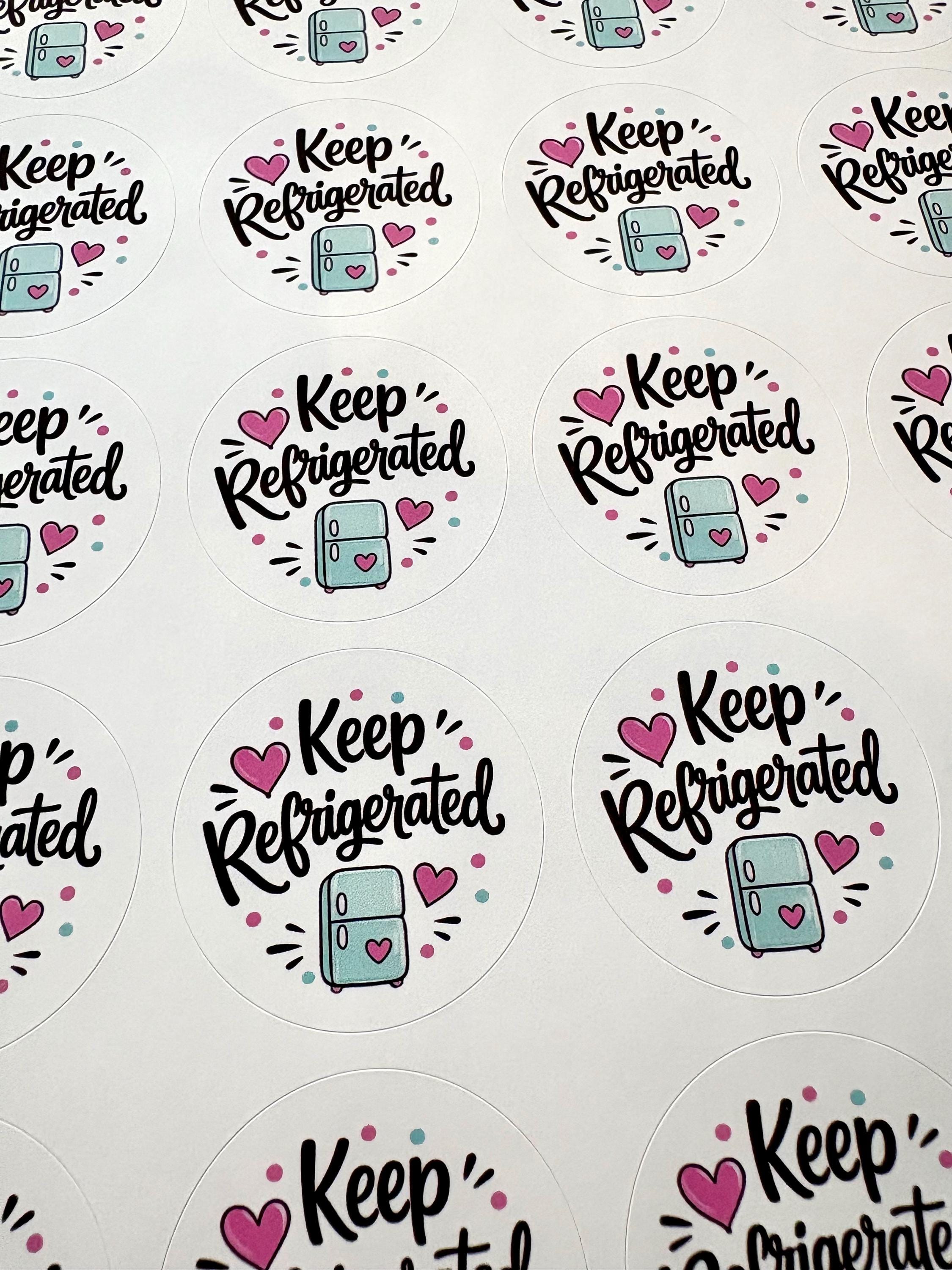 Keep Refrigerated Sticker