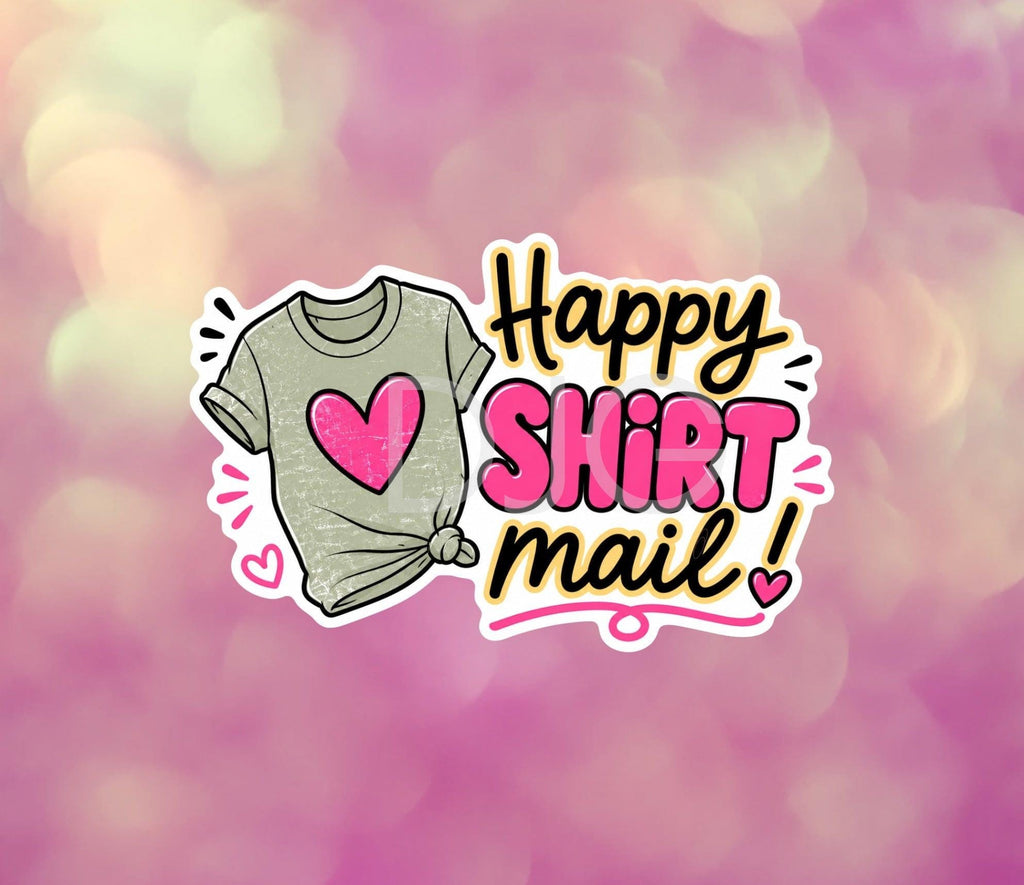 Happy Shirt Mail - Sage