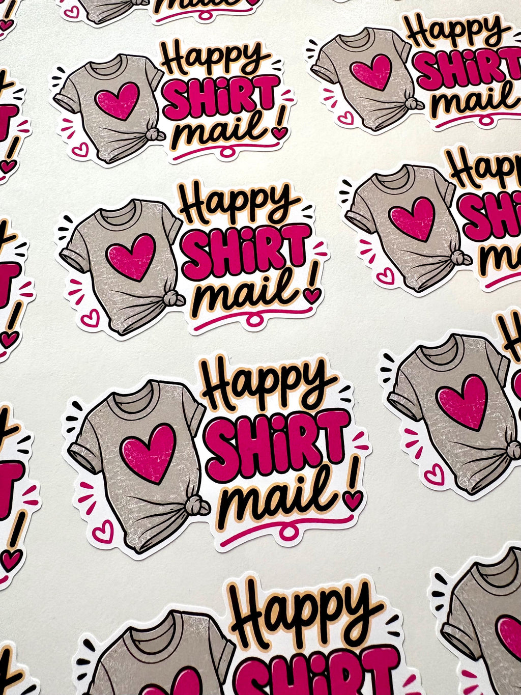 Happy Shirt Mail - Sage