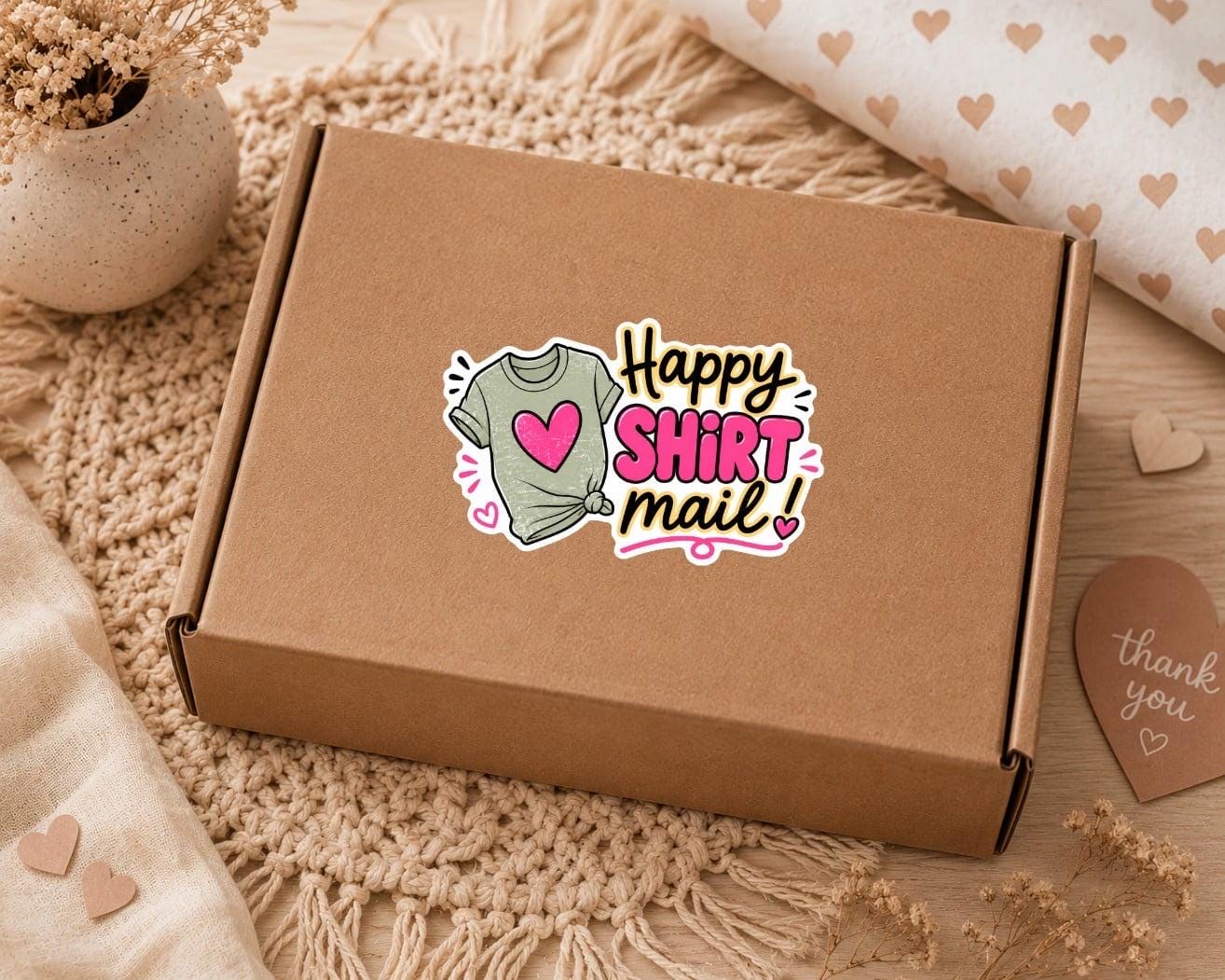 Happy Shirt Mail - Sage