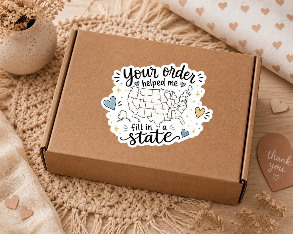 Your Order Helped Me Fill In A State